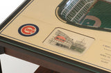 Chicago Cubs | 3D Stadium View | Lighted End Table | Wood