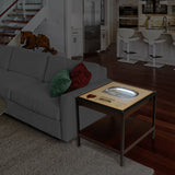 Chicago Bears | 3D Stadium View | Lighted End Table | Wood