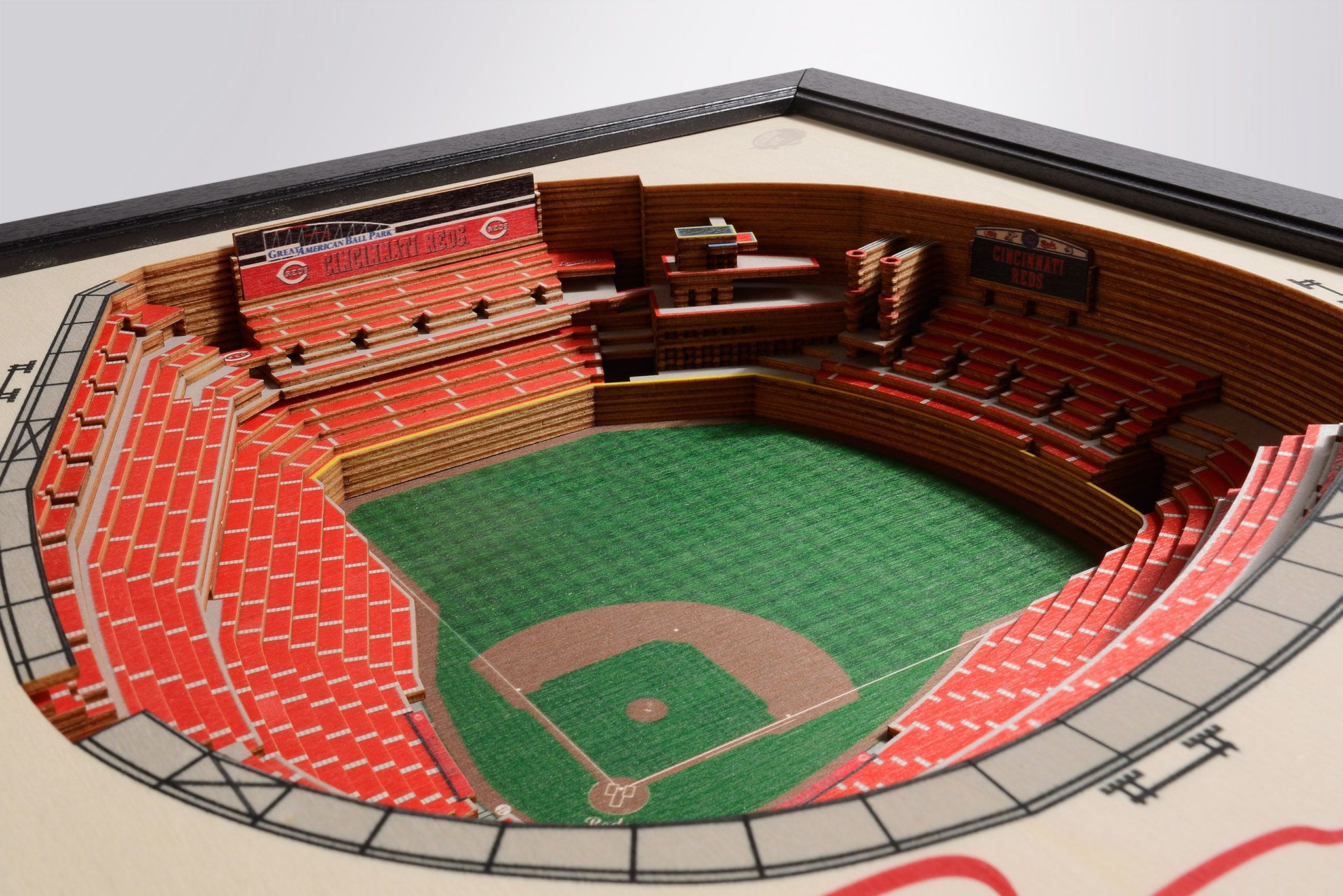 Great American Ball Park Baseball Stadium Print, Cincinnati Reds