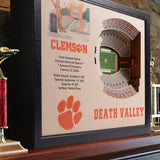 Clemson Tigers | 3D Stadium View | Memorial Stadium | Wall Art | Wood
