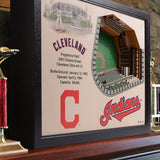 Cleveland Indians | 3D Stadium View | Progressive Field | Wall Art | Wood