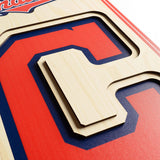 Cleveland Indians | Stadium Banner | Home of the Indians | Wood