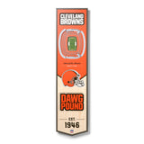 Cleveland Browns | Stadium Banner | Home of the Browns | Wood
