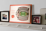 Clemson Tigers | 3D Stadium View | Memorial Stadium | Wall Art | Wood | 5 Layer
