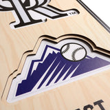 Colorado Rockies | Stadium Banner | Home of the Rockies | Wood