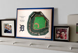 Detroit Tigers | 3D Stadium View | Comerica Park | Wall Art | Wood | 5 Layer