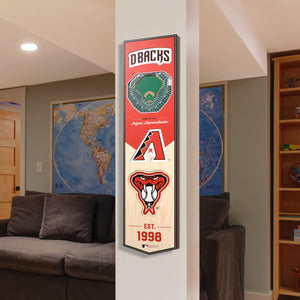Arizona D-Backs | Stadium Banner | Home of the Diamondbacks | Wood