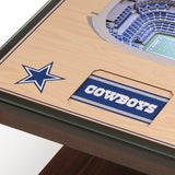 Dallas Cowboys | 3D Stadium View | Lighted End Table | Wood