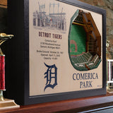Detroit Tigers | 3D Stadium View | Comerica Park | Wall Art | Wood