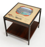 Denver Broncos | 3D Stadium View | Lighted End Table | Wood