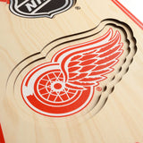 Detroit Red Wings | Stadium Banner | Detroit Michigan | Wood