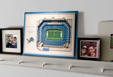 Detroit Lions | 3D Stadium View | Ford Field | Wall Art | Wood | 5 Layer