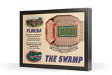 Florida Gators | 3D Stadium View | Ben Hill Griffin Stadium | Wall Art | Wood