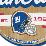 New York Giants | Fan Cave Sign | 3D | NFL