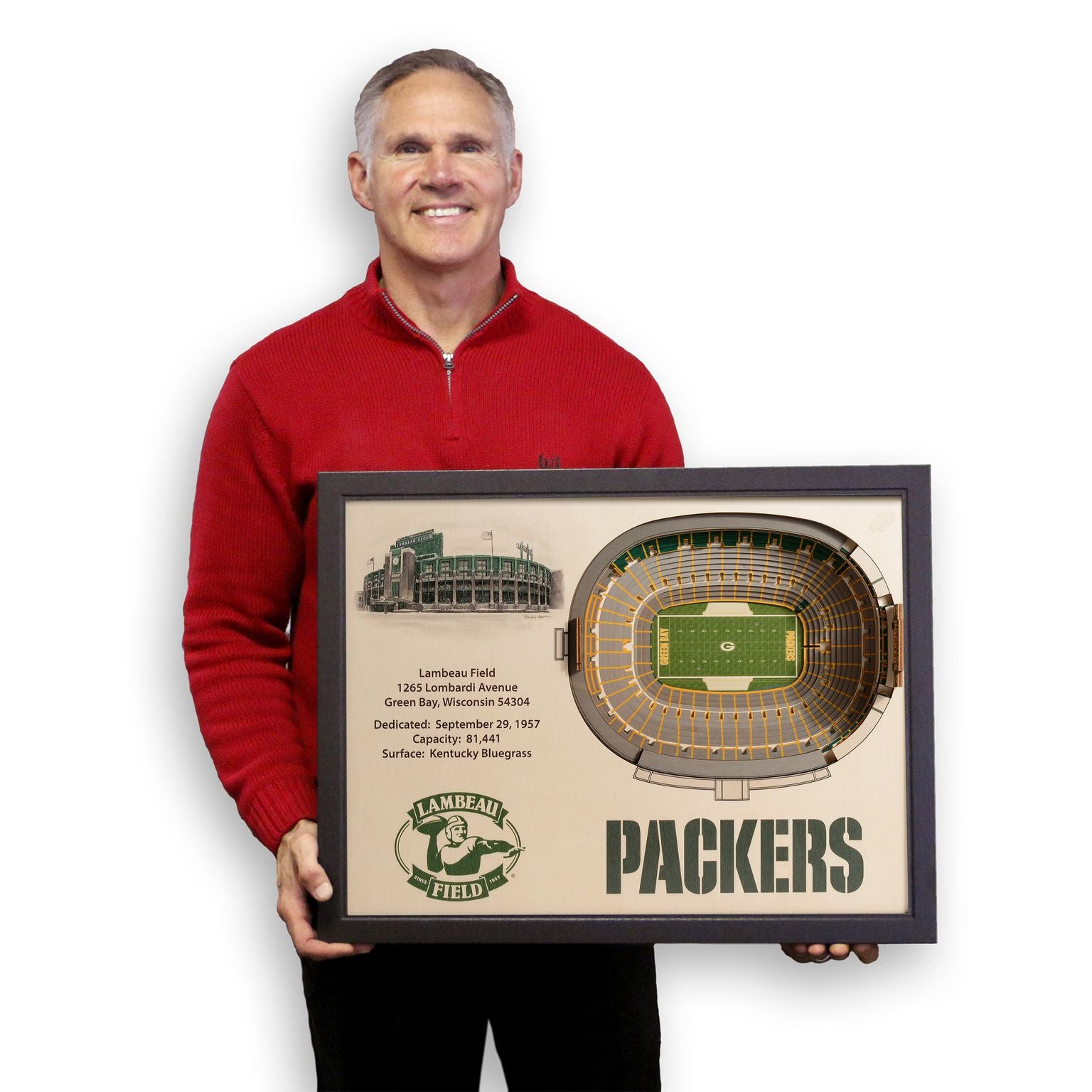 Green Bay Packers Lambeau Field 8 x 10 Framed Football Stadium Photo -  Dynasty Sports & Framing