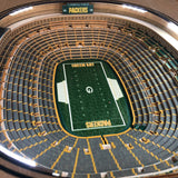 Green Bay Packers | 3D Stadium View | Lighted End Table | Wood