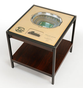 Green Bay Packers | 3D Stadium View | Lighted End Table | Wood