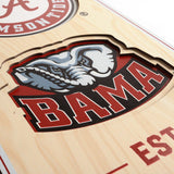 Alabama Crimson Tide | Stadium Banner | Bryant-Denny Stadium | Wood
