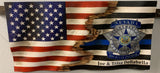 Your Logo | Company Logo | American Flag | Custom Jack | Wood | Handmade | 19 x 38