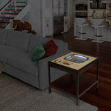 Indianapolis Colts | 3D Stadium View | Lighted End Table | Wood