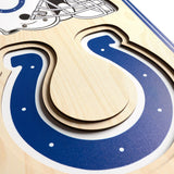 Indianapolis Colts | Stadium Banner | Home of the Colts | Wood
