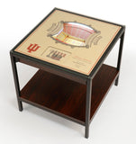 Indiana Hoosiers | 3D Stadium View | Lighted End Table | Wood