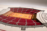 Indiana Hoosiers | 3D Stadium View | Assembly Hall | Wall Art | Wood | 5 Layer