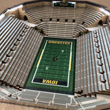 Iowa Hawkeyes | 3D Stadium View | Lighted End Table | Wood