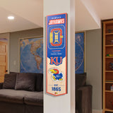 Kansas Jayhawks | Stadium Banner | Allen Fieldhouse | Wood