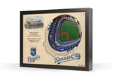 Kansas City Royals | 3D Stadium View | Art Kauffman Stadium | Wall Art | Wood
