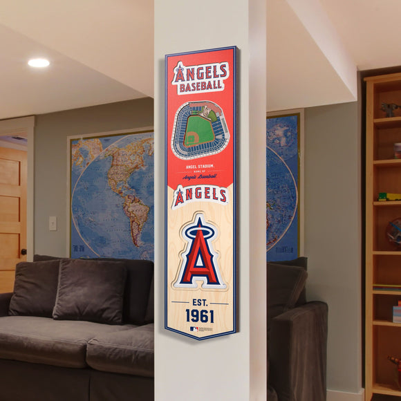 Los Angeles Angels | Stadium Banner | Angel Stadium | Wood