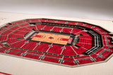 Louisville Cardinals | 3D Stadium View | KFC Yum Center | Wall Art | Wood | 5 Layer