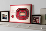 Louisville Cardinals | 3D Stadium View | KFC Yum Center | Wall Art | Wood | 5 Layer