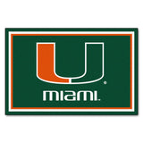 Miami Hurricanes | Rug | 5x8 | NCAA