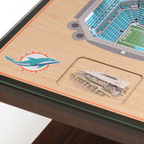 Miami Dolphins | 3D Stadium View | Lighted End Table | Wood