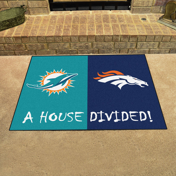 Dolphins | Broncos | House Divided | Mat | NFL