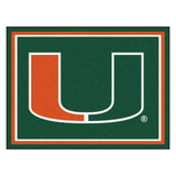 Miami Hurricanes | Rug | 8x10 | NCAA