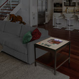 Miami Hurricanes | 3D Stadium View | Lighted End Table | Wood