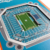 Miami Dolphins | Stadium Banner | Home of the Dolphins | Wood