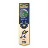 Milwaukee Brewers | Stadium Banner | Home of the Brewers | Wood