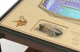 Minnesota Vikings | 3D Stadium View | Lighted End Table | Wood
