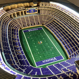 Minnesota Vikings | 3D Stadium View | Lighted End Table | Wood