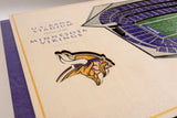Minnesota Vikings | 3D Stadium View | US Bank Stadium | Wall Art | Wood | 5 Layer