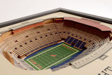 Mississippi Rebels | 3D Stadium View | Vaught-Hemingway Stadium | Wall Art | Wood
