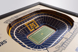 Michigan Wolverines | 3D Stadium View | Michigan Stadium | Wall Art | Wood