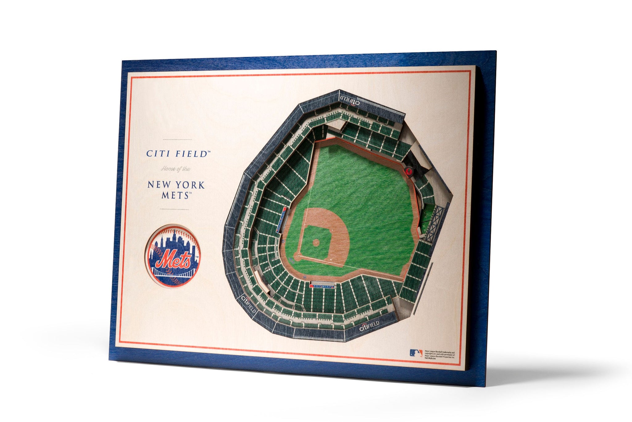 Citi Field Baseball Stadium Print, New York Mets Baseball