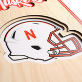 Nebraska Huskers | Stadium Banner | Memorial Stadium | Wood