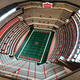 Nebraska Cornhuskers | 3D Stadium View | Lighted End Table | Wood