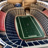 New England Patriots | 3D Stadium View | Lighted End Table | Wood