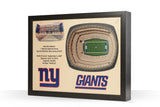 New York Giants | 3D Stadium View | MetLife Stadium | Wall Art | Wood